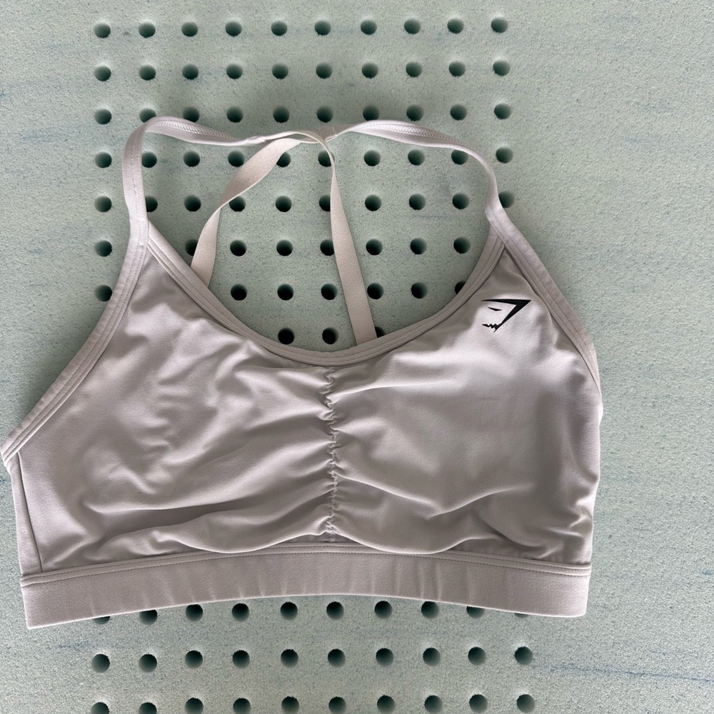 Gymshark Light Gray Sports Bra